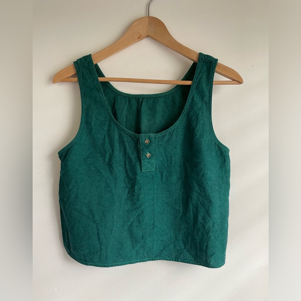 American Apparel (original) Chambray top - size xs/s